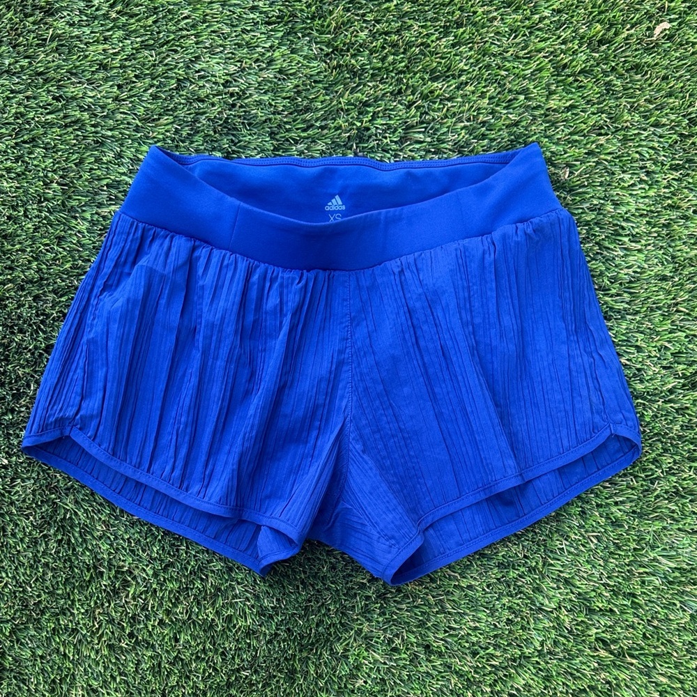 adidas Women's Bright Blue Athletic Shorts